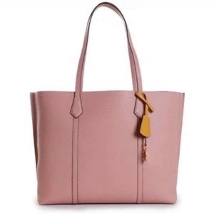 Tory Burch Perry Tote Bag Pink Moon